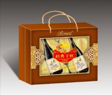 葡萄酒礼盒包装设计