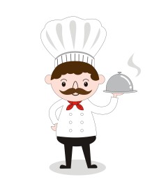 厨师卡通图片