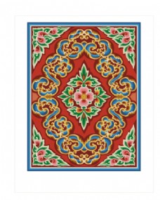 花毯藏族毛毯花纹