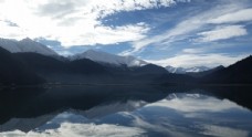 西藏然乌湖  雪山