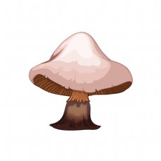 卡通可爱的蘑菇矢量素材