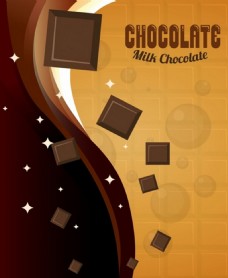 咖啡巧克力褐色ai矢量素材下载