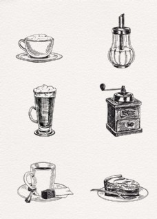 茶杯子复古创意咖啡