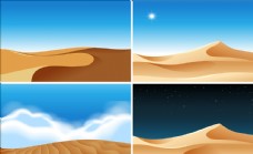 旅行海报沙漠