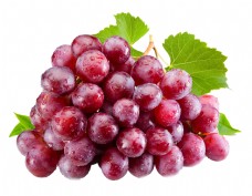 有机水果葡萄水果图案元素