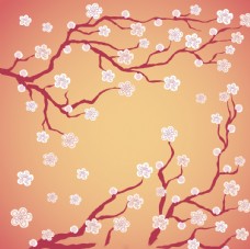 樱桃园日本樱花图案