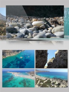 自然生态4k希腊克里特岛生态风光自然