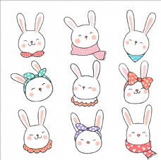 画册设计可爱兔子