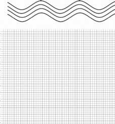 波浪线格子线条