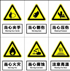 企业LOGO标志安全警示标安装标志