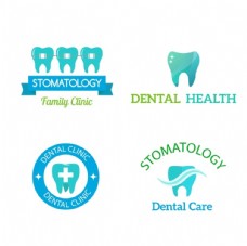 儿童牙科医院logo标志设计