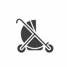 标志设计婴儿车logo标志图标设计