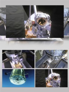 太空宇航员的CG动画