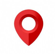 logo红色定位图标