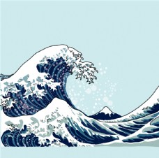 中国风设计海浪