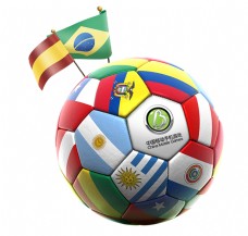 国足足球国旗装饰元素