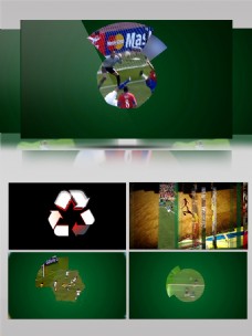 视频模板世界杯混剪视频素材
