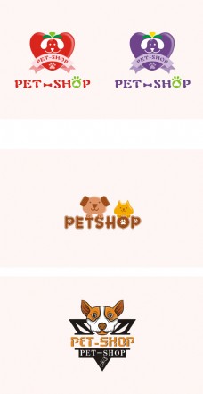宠物狗宠物图标标志logo
