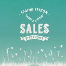春季销售背景