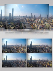 天津市4k大美中国天津城市地标建筑定焦延时摄影